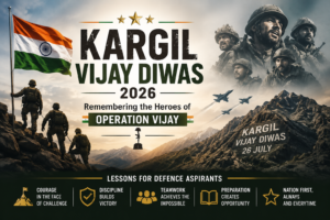 Kargil Vijay Diwas 2026 Remembering the Heroes of Operation Vijay and Lessons for Defence Aspirants