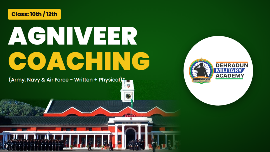 Agniveer Coaching course card - Dehradun Military Academy